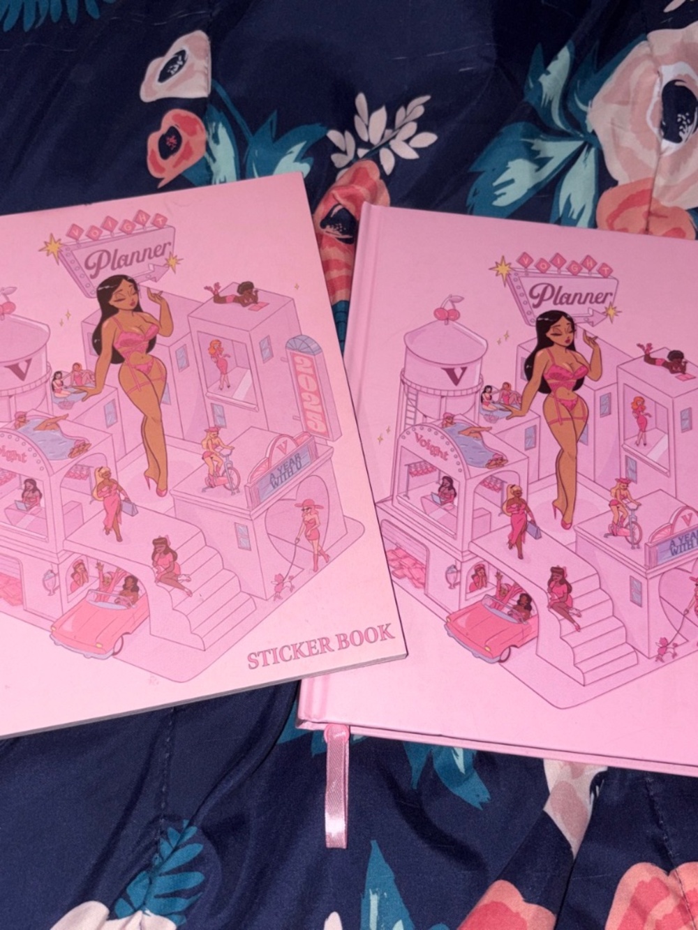Voight pink dollhouse planner